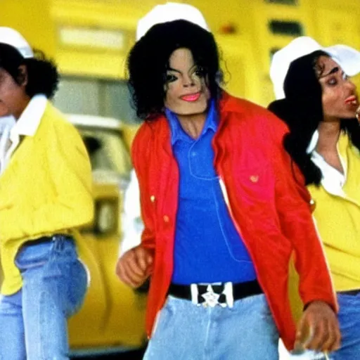 Image similar to A film still of Michael Jackson in Fat Albert (2004) realistic,detailed