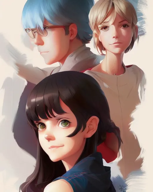 Image similar to anna faris, portrait shinkai makoto studio ghibli studio key hideaki anno sakimichan stanley artgerm lau rossdraws james jean marc simonetti elegant highly detailed digital painting artstation pixiv