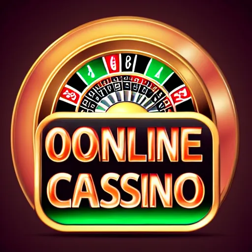 Prompt: online casino logotype