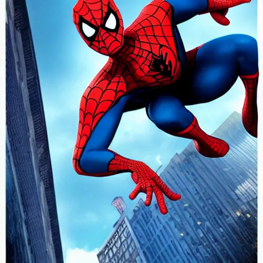 Image similar to spiderman by pixar