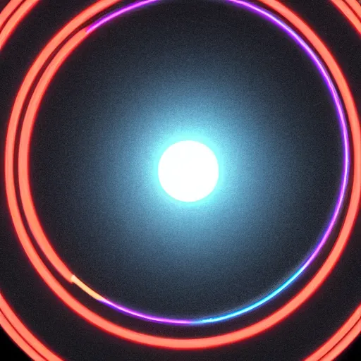 Prompt: a neon circle around the head of a renaissance statue, planetary ring, 3 d render, black background, ray tracing, 8 k resolution, sharp focus, very detailed, hyper realistic