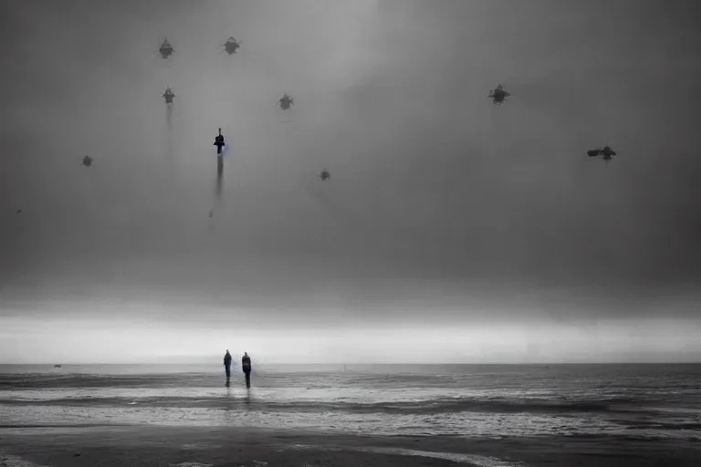 Image similar to Santa Monica alien invasion by Emmanuel Lubezki