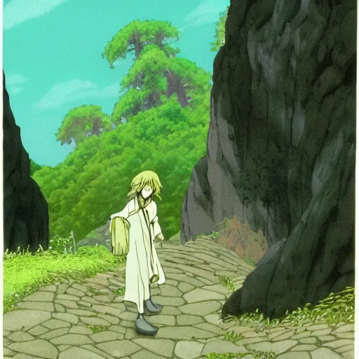 Image similar to peregrin took from the anime lord of the rings (1986), studio ghibli, very detailed, realistic