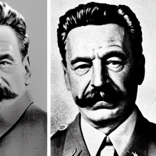 Image similar to picture of stalin and bryan cranston