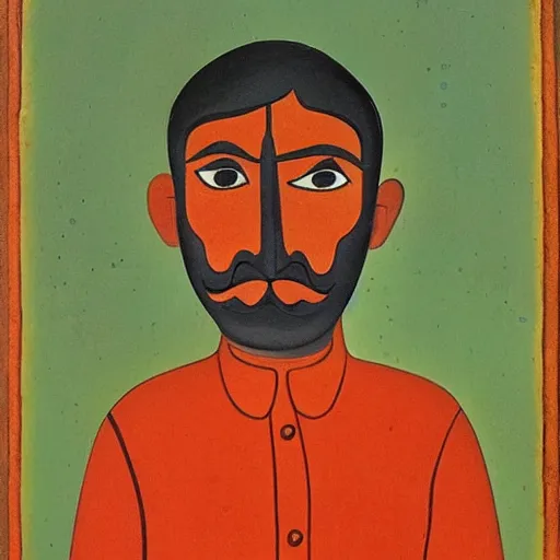 Image similar to A character by Bhupen Khakhar