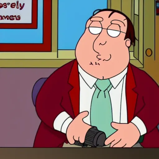 Prompt: saul goodman in family guy