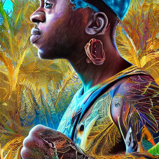 Image similar to mc skibadee, ultra realistic, hyper detailed, masterpiece, digital art,