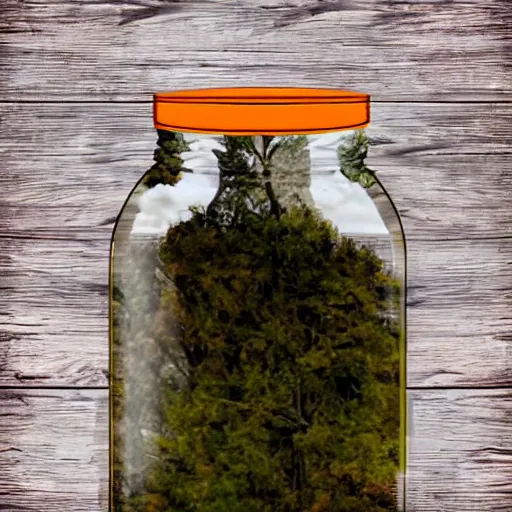 Image similar to a tornado storm in a jar