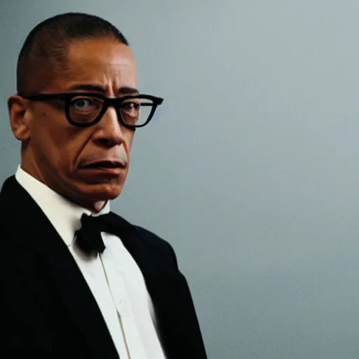 Image similar to still of gus fring dressed like jesse