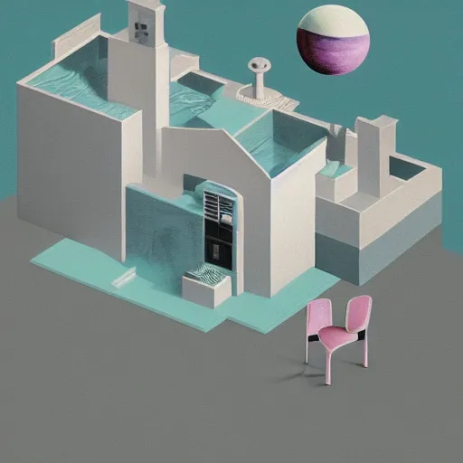 Image similar to vaporwave color palette, electron microscopy, Gertrude Abercrombie, highly detailed, masterpiece, trending on ArtStation, ultra realistic