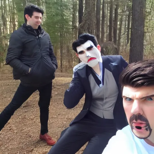 Image similar to behind the scenes of a captain disillusion video