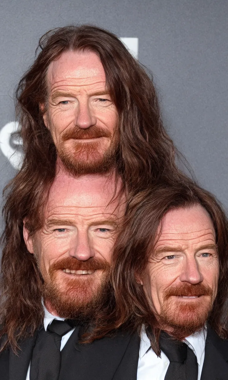 Image similar to Bryan Cranston long hair