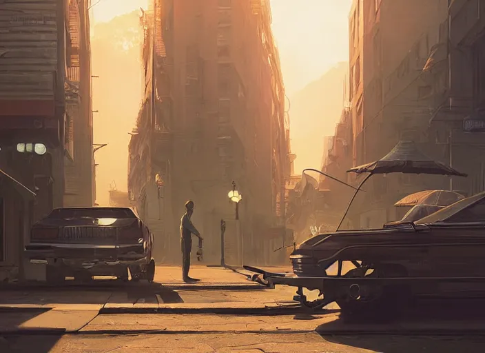 Image similar to highly detailed vanishing - point mouth, in gta v, stephen bliss, unreal engine, fantasy art by greg rutkowski, loish, rhads, ferdinand knab, makoto shinkai and lois van baarle, ilya kuvshinov, rossdraws, tom bagshaw, global illumination, radiant light, detailed and intricate environment