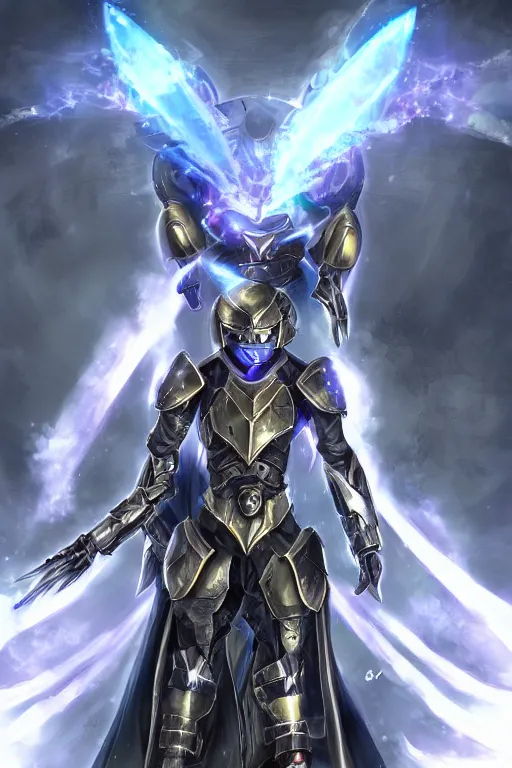 Image similar to helmet armor guardian destiny in witch queen illumination ray tracing hdr fanart arstation by sung choi robot ninja mask and eric pfeiffer and gabriel garza and casper konefal