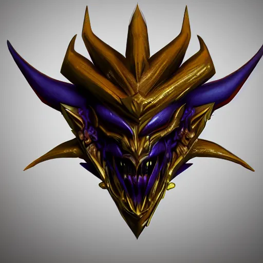 Prompt: demon Mask in the art style of a yugioh card , dynamic, particulate, intricate, elegant, highly detailed, centered, artstation, smooth, sharp focus, octane render