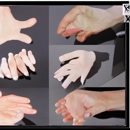 Image similar to super detailed studio photo of female hand