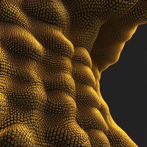 Image similar to photorealistic 3 d rendering of 3 d cellular automata developed. highly detailed octane render and vray, volumetric lighting, raytracing, unreal engine