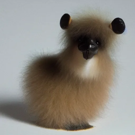 Prompt: a strange fuzzy but cute animal