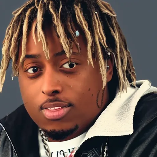 Image similar to Juice WRLD with Jesus 4K quality super realistic