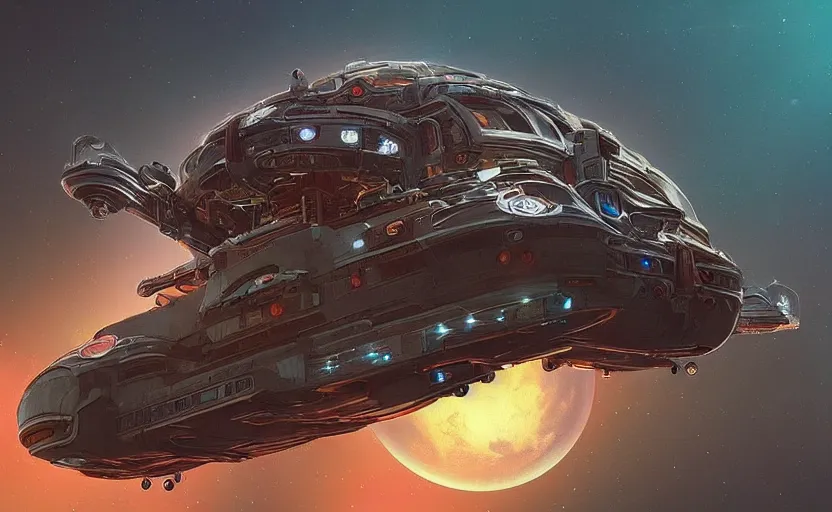 Image similar to “Detailed rendering of dream bot mothership. High detail, zoomed in, fish eye lense. Artstation. Cinematic lighting.”