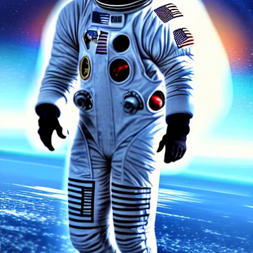 Prompt: president obama wearing space suit, hyperrealistic picture, fantasy art, photo realistic, dynamic lighting, artstation, poster, volumetric lighting, very detailed, 8 k, award winning