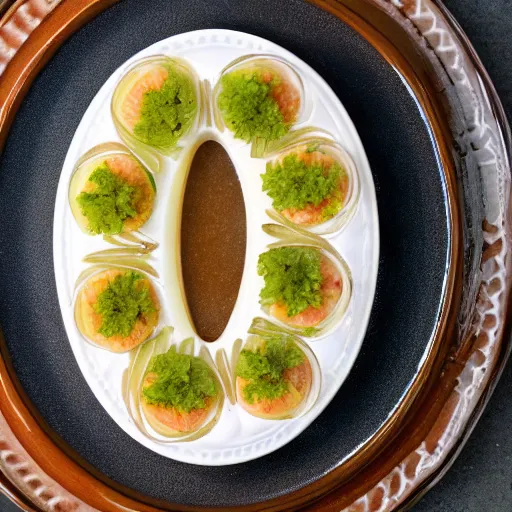 Prompt: russian aspic on the plate