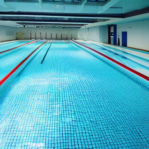 Image similar to empty indoor swimming pool shot