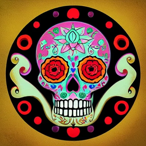 Image similar to Sugar Skull Enso by Andreas Rocha