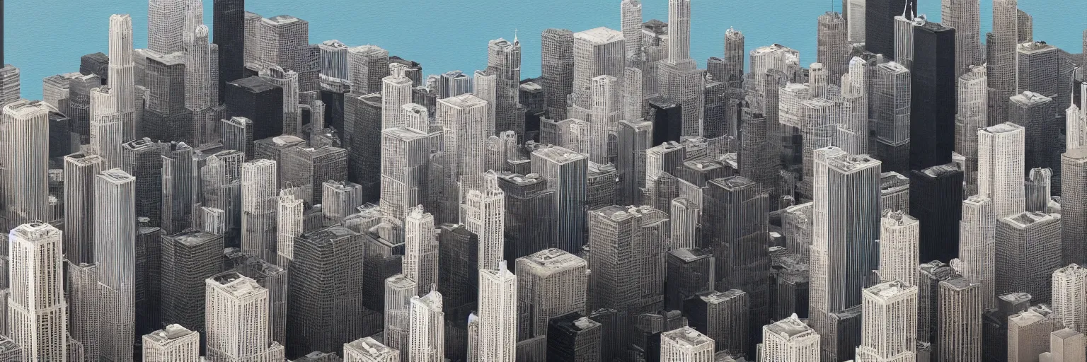 Image similar to Rendering of the Chicago skyline