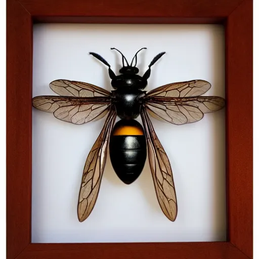 Image similar to scientific framed 🐝, entomology specimen, hd,