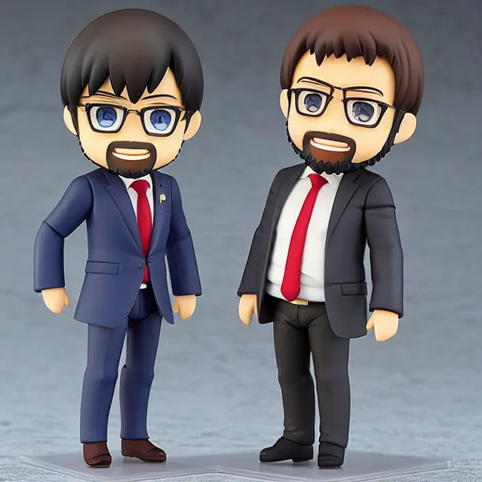 Image similar to mariano rajoy, an anime nendoroid of mariano rajoy, figurine, detailed product photo