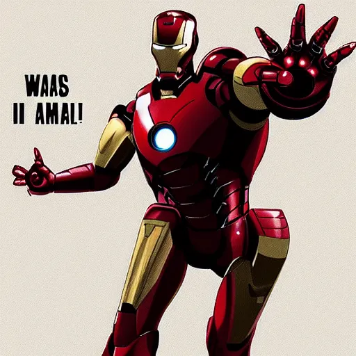 Prompt: what if iron man was an animal
