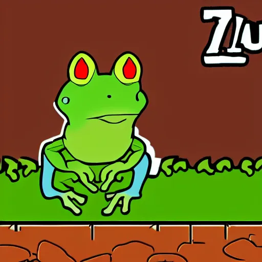 Image similar to zuma frog video game