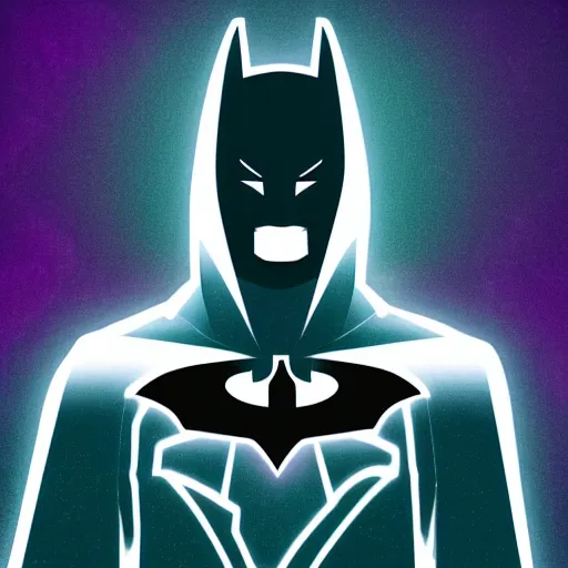 Prompt: vector batman in hoodie, portrait, vaporwave, synthwave, neon, vector graphics, cinematic, volumetric lighting, f 8 aperture, cinematic eastman 5 3 8 4 film