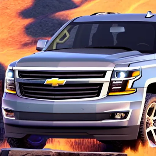 Image similar to chevy tahoe in fortnite