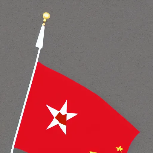 Image similar to morroco communist flag