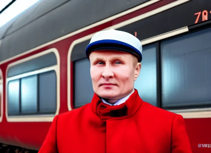 Image similar to train driver of the Russian Railways