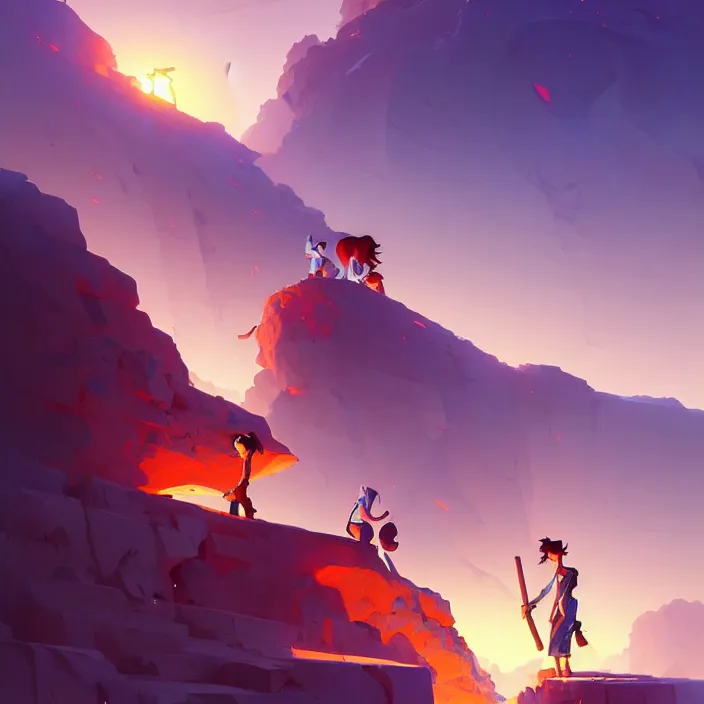 Prompt: digging to the centre of the earth, in marble incrusted of legends official fanart behance hd by jesper ejsing, by rhads, makoto shinkai and lois van baarle, ilya kuvshinov, rossdraws global illumination