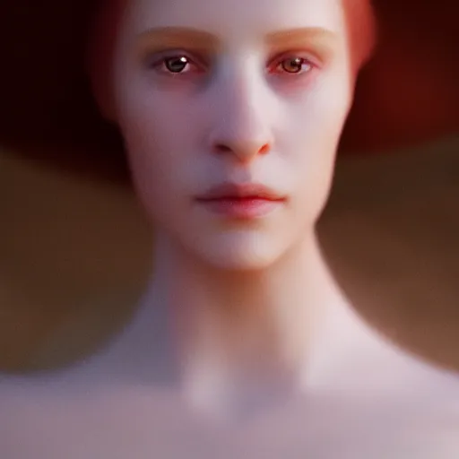 Image similar to photographic portrait of a stunningly beautiful english renaissance female in soft dreamy light at sunset, beside the sea, soft focus, contemporary fashion shoot, in a denis villeneuve and tim burton movie, by edward robert hughes, annie leibovitz and steve mccurry, david lazar, jimmy nelsson, extremely detailed, breathtaking, hyperrealistic, perfect face, octane render