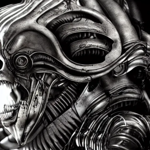 Image similar to film still of saul goodman in alien, giger, detailed