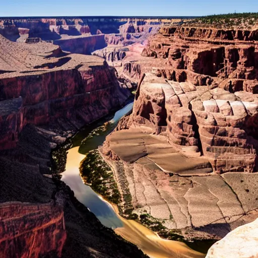 Prompt: the Grand Canyon filled to the brim with soccer balls