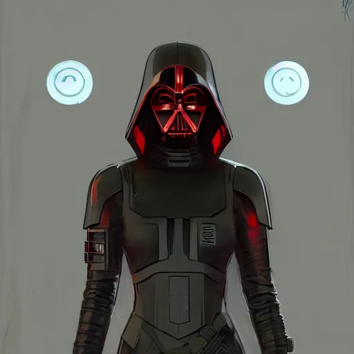 Image similar to star wars sith lord empire Rihanna profile picture by Greg Rutkowski, intricate details, futuristic, volumetric lights, streetwear, studio ghibli, Organic Painting , Matte Painting, geometric shapes, hard edges, trending on the artstation, fantasy LUT, realistic by Sachin Teng + Martin Grip + Moebius + Patrick Gleason, smooth, sharp focus, illustration, techwear, Industrial Scifi, detailed illustration, character portrait,