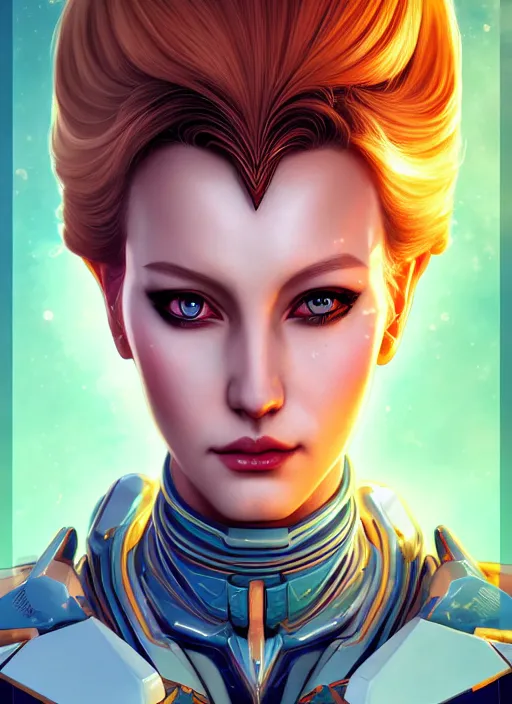 Image similar to symmetry!! portrait of sailor uranus! alien in the style of horizon zero dawn, machine face, intricate, elegant, highly detailed, digital painting, artstation, concept art, smooth, sharp focus, illustration, art by artgerm and ross tran and greg rutkowski and alphonse mucha, 8 k