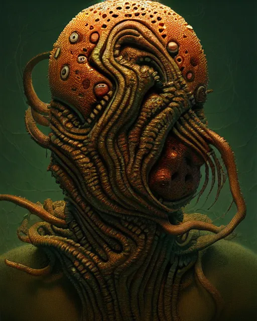 Image similar to siren head grotesque, trypophobia, ultra detailed, ultra realistic, adventure time, studio lighting, by beksinski, alejandro jodorowsky, giger, greg rutkowski, carne griffith trending on artstation, deviantart, photorealism