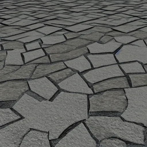 Image similar to uv normal map of stone pathway