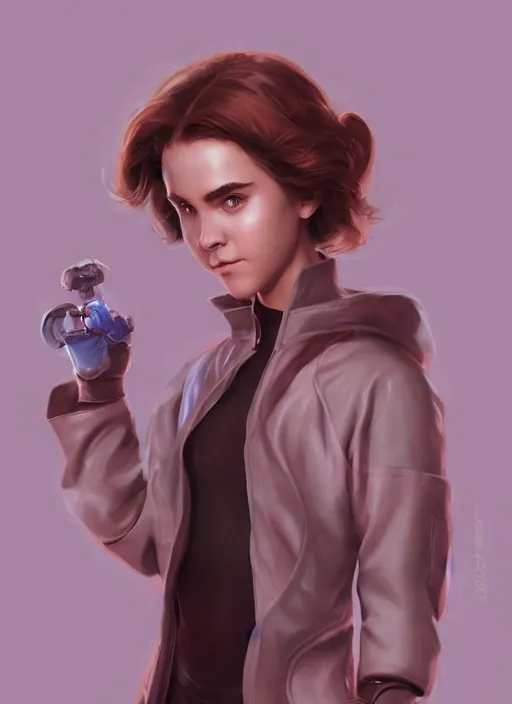 Prompt: Kiernan Shipka dressed turtle neck and lab coat, digital painting, concept art, smooth, sharp focus, illustration, from StarCraft by Ruan Jia and Mandy Jurgens and Artgerm and William-Adolphe Bouguerea