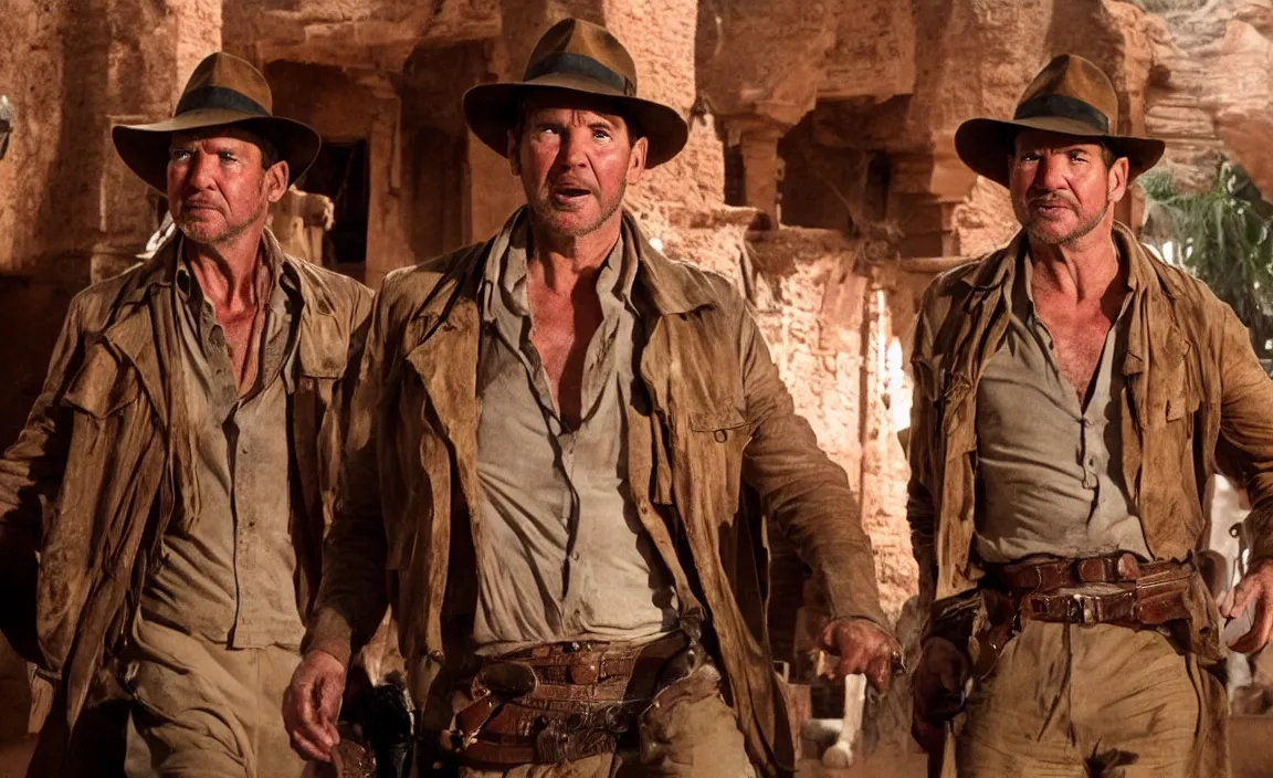 Prompt: Indiana Jones in Marrakesh, dynamic dramatic shot, cinematic angle, 8k quality, award winning photograph.