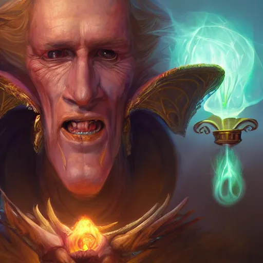 Prompt: a detailed portrait of a spirit invoker, by justin gerard, digital art, realistic painting, dnd, character design, trending on artstation