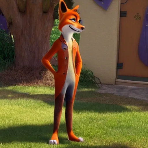 nick wilde from zootopia, fursuit | Stable Diffusion | OpenArt