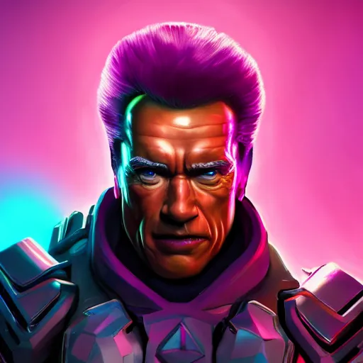 a screenshot of arnold schwarzenegger as sombra in | Stable Diffusion ...